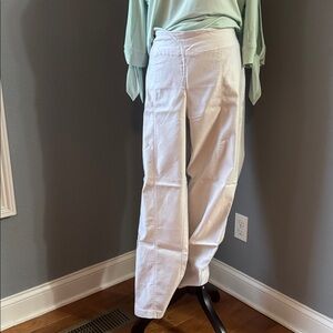 New Directions Off-White Curvy Pants